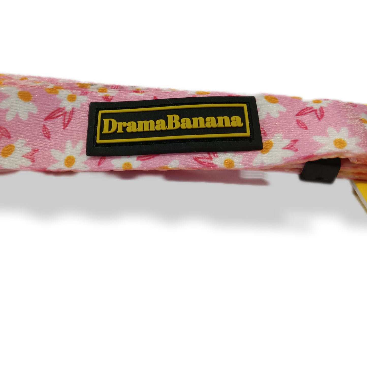 Dramabanana clip collar pink flowers/collier fleurs roses