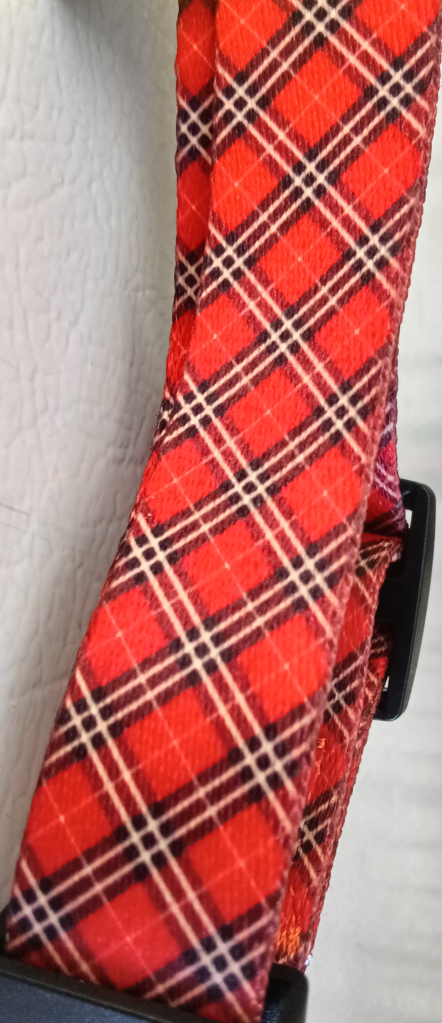 Dramabanana Cilp collar Red Plaid / Collier Rouge carroté Tartan